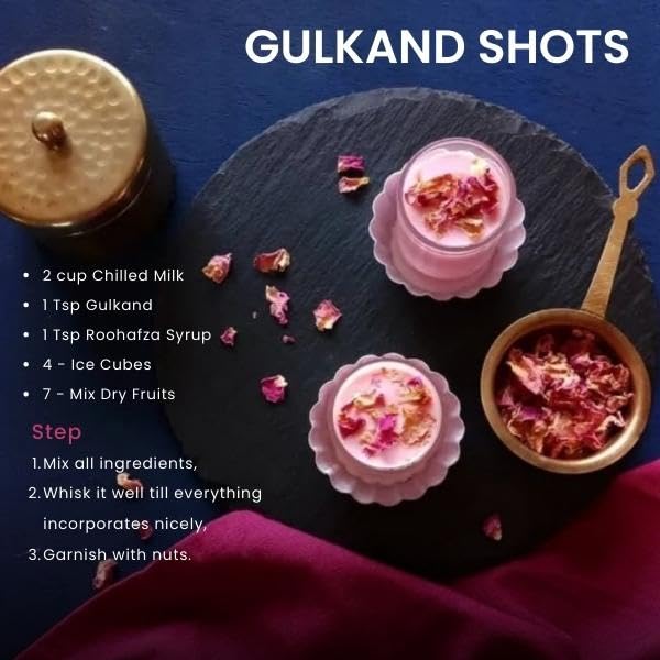 5:15 PM Gulkand 300gm | Premium Rose Petal Jam | Sun Cooked Damask Rose Gulkand| 100% Natural & Pure | Fresh Rose Petals Jam -300g