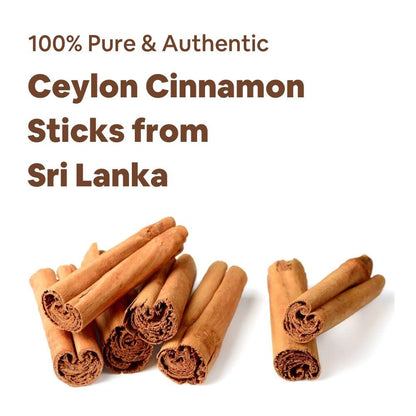 5:15PM Ceylon Cinnamon Sticks 100gm| SriLankan Dalchini Sticks |World’s Finest Ceylon Cinnamon Quills - Genuine Source Certification