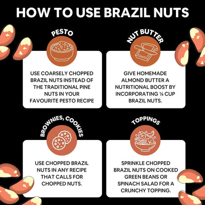 5:15 PM Jumbo Brazil Nuts 100gm | Handpicked & Exotic Brazil Nuts| Rich in Selenium and Magnesium| Raw Unsalted 100% Natural whole Brazil nuts -100g