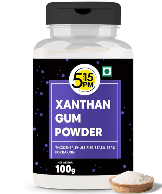 5:15PM Xanthan Gum Powder 100g |For Cooking and Baking |Thickening Binding Agent & Food Stabilizer| Perfect for Baking | Food Emulsifier & Foaming Agent – 100g